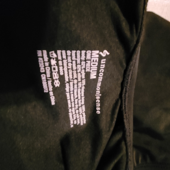 Uncommon sense one piece black swimsuit medium - Picture 3 of 5